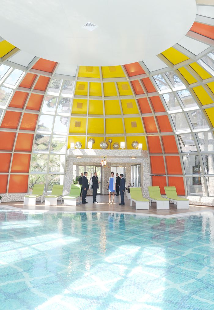 Azerbaijan`s first lady opens several facilities (PHOTO)