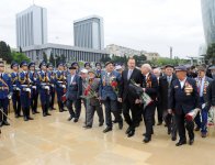 Azerbaijani President and his spouse attend Victory Day ceremony in Baku (PHOTO)