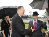 Azerbaijani President and his spouse attend Victory Day ceremony in Baku (PHOTO)