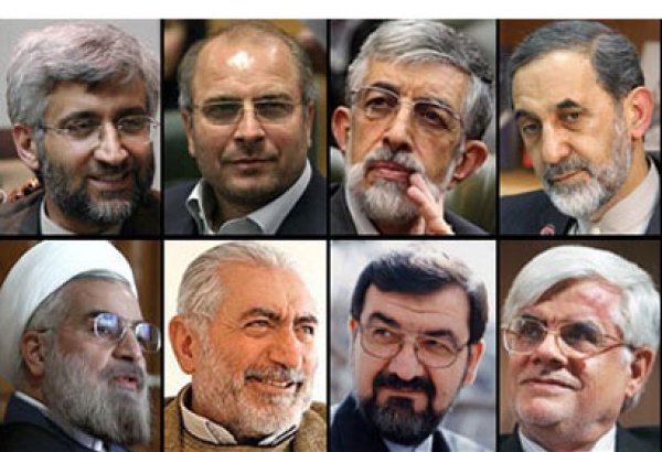Iranian presidential candidates make statements after casting their votes