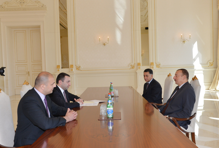 Azerbaijani President receives Georgian Minister of Internal Affairs