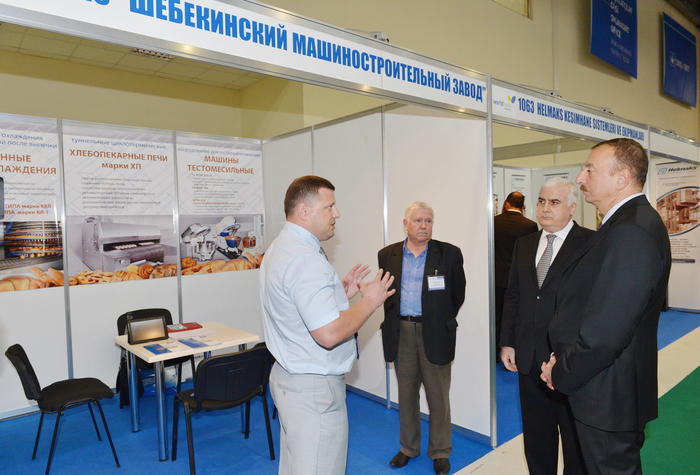 Azerbaijani President views 19th Azerbaijan International Exhibition of Food Industry and 7th Azerbaijan International Agriculture Exhibition  (PHOTO)