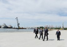 Ilham Aliyev attends ground-breaking ceremony of Baku White City Boulevard  (PHOTO)