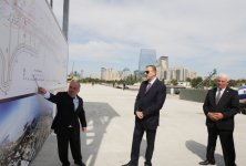 Ilham Aliyev attends ground-breaking ceremony of Baku White City Boulevard  (PHOTO)