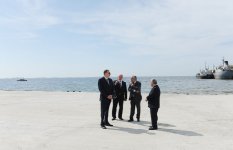 Ilham Aliyev attends ground-breaking ceremony of Baku White City Boulevard  (PHOTO)