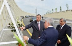 President Ilham Aliyev inaugurates Buzovna-Mardakan-Gala highway (PHOTO)