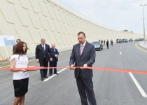 President Ilham Aliyev inaugurates Buzovna-Mardakan-Gala highway (PHOTO)