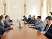 Azerbaijani President Ilham Aliyev receives PACE President