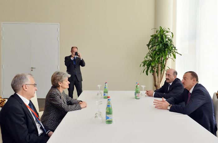 Azerbaijani President receives UNESCO Director General