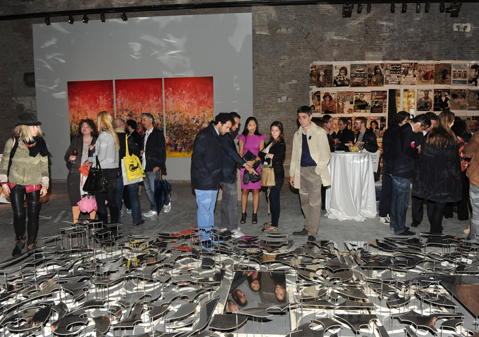 Azerbaijani First Lady participates in inauguration of modern art exhibition of Azerbaijan and neighbouring countries in Venice (PHOTO)