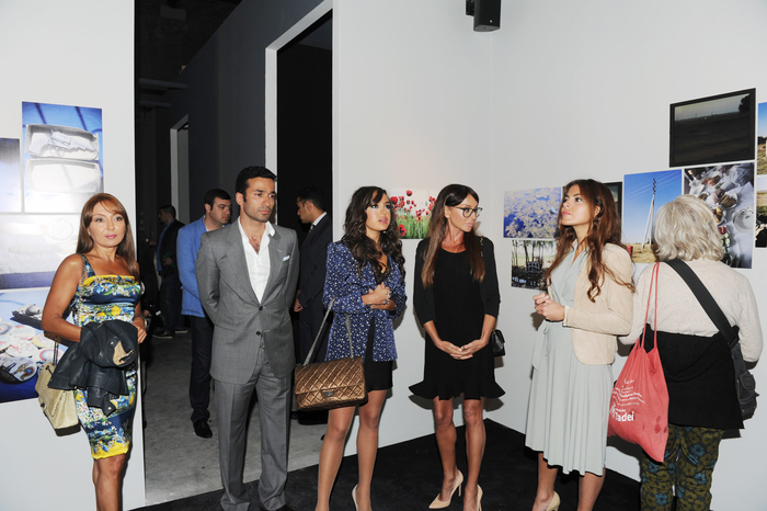 Azerbaijani First Lady participates in inauguration of modern art exhibition of Azerbaijan and neighbouring countries in Venice (PHOTO)