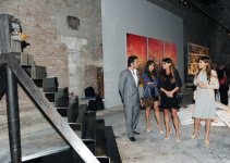 Azerbaijani First Lady participates in inauguration of modern art exhibition of Azerbaijan and neighbouring countries in Venice (PHOTO)