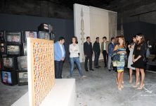Azerbaijani First Lady participates in inauguration of modern art exhibition of Azerbaijan and neighbouring countries in Venice (PHOTO)