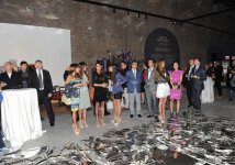 Azerbaijani First Lady participates in inauguration of modern art exhibition of Azerbaijan and neighbouring countries in Venice (PHOTO)
