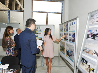 Azerbaijan`s First Lady Mehriban Aliyeva inspects reconstruction work at secondary school No 23 in Baku (PHOTO)