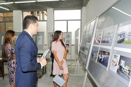 Azerbaijan`s First Lady Mehriban Aliyeva inspects reconstruction work at secondary school No 23 in Baku (PHOTO)
