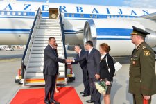 Azerbaijani President arrives in Belgium for working visit