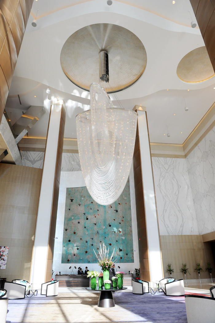 President Ilham Aliyev opens Fairmont Baku hotel at Flame Towers complex (PHOTO)
