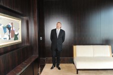 President Ilham Aliyev opens Fairmont Baku hotel at Flame Towers complex (PHOTO)