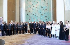 President Ilham Aliyev opens Fairmont Baku hotel at Flame Towers complex (PHOTO)