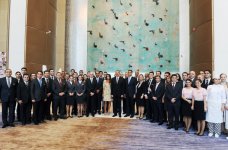 President Ilham Aliyev opens Fairmont Baku hotel at Flame Towers complex (PHOTO)