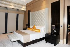 President Ilham Aliyev opens Fairmont Baku hotel at Flame Towers complex (PHOTO)