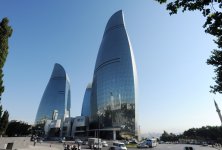 President Ilham Aliyev opens Fairmont Baku hotel at Flame Towers complex (PHOTO)
