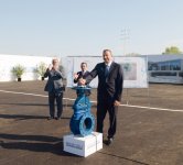 Azerbaijani President attends ceremony to start drinking water supply to Shirvan (PHOTO)