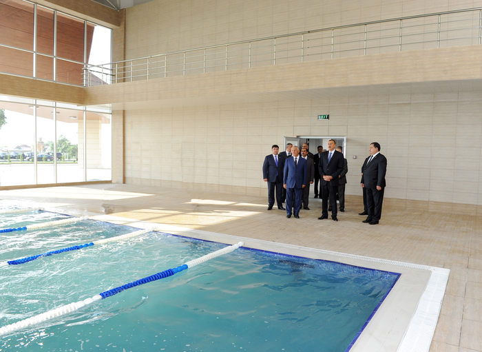 Azerbaijani President attends opening ceremony of Khachmaz Olympic Sport Complex (PHOTO)