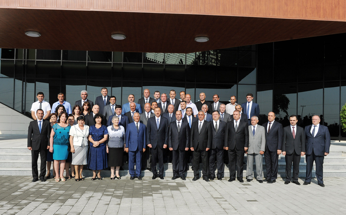 Azerbaijani President attends opening ceremony of Khachmaz Olympic Sport Complex (PHOTO)