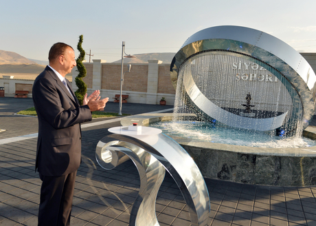 Drinking water and sewerage system commissioned in Siyazan city (PHOTO)