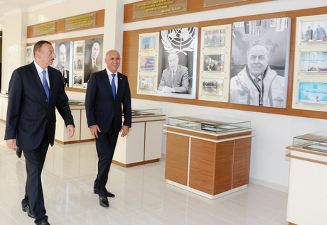 Azerbaijani President attends opening of Heydar Aliyev Center in Siyazan (PHOTO)