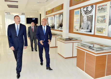 Azerbaijani President attends opening of Heydar Aliyev Center in Siyazan (PHOTO)