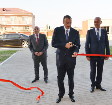 President Aliyev opens new building of New Azerbaijan Party`s Siyazan branch (PHOTO)