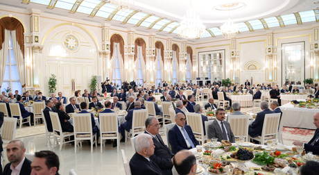 President Ilham Aliyev attends Iftar party (PHOT0)