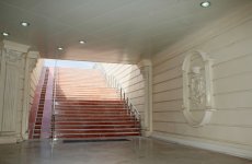 Azerbaijani President attends opening of highway to Qala residential area (PHOTO)
