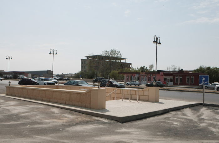 Azerbaijani President attends opening of highway to Qala residential area (PHOTO)