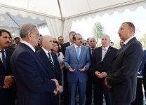 Azerbaijani President attends ceremony to start drinking water supply to Kurdamir region (PHOTO)