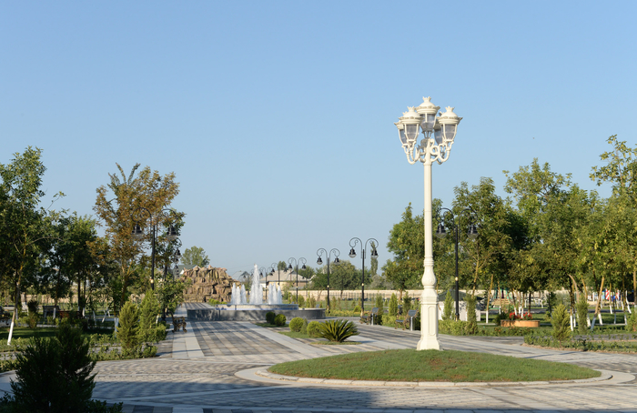 Azerbaijani President arrives in Kurdamir region (PHOTO)