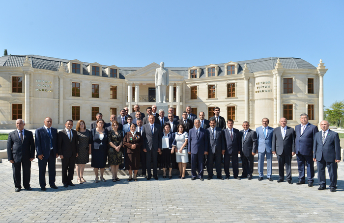 Azerbaijani President attends ceremony to start drinking water supply to Kurdamir region (PHOTO)