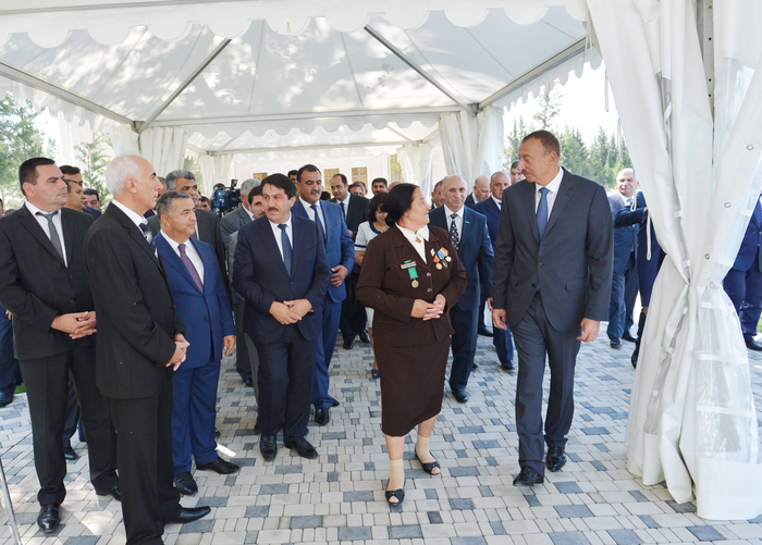 Azerbaijani President attends ceremony to start drinking water supply to Kurdamir region (PHOTO)