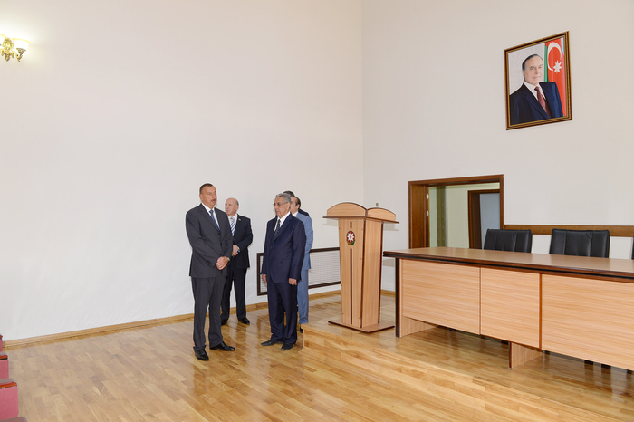 Azerbaijani President inaugurates new administrative building of Kurdamir District Executive Authorities (PHOTO)