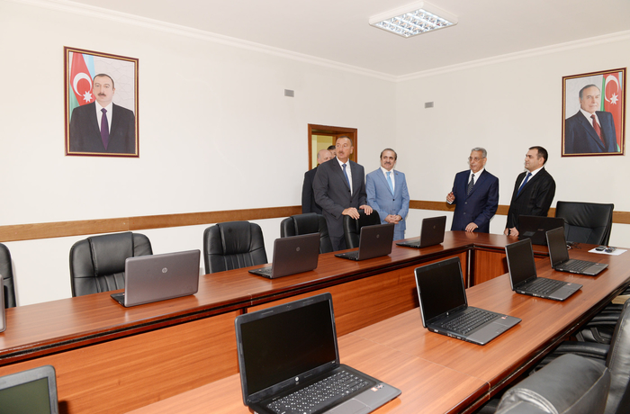 Azerbaijani President inaugurates new administrative building of Kurdamir District Executive Authorities (PHOTO)