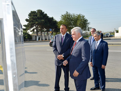 Azerbaijani President Ilham Aliyev familiarizes with major repair works on Sabunchu-Zabrat-Mashtaga-Buzovna road (PHOTO)