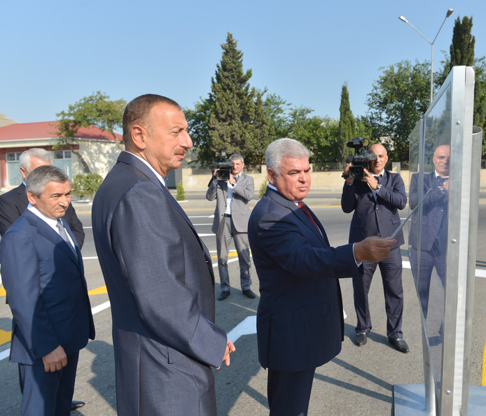 Azerbaijani President Ilham Aliyev familiarizes with major repair works on Sabunchu-Zabrat-Mashtaga-Buzovna road (PHOTO)