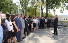President Ilham Aliyev opens Heydar Aliyev Congress Center in Gabala (PHOTO)