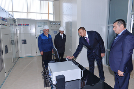 President Ilham Aliyev inaugurates Ismayilli-1 Hydroelectric Power Station (PHOTO)