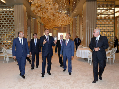 President Ilham Aliyev opens Heydar Aliyev Congress Center in Gabala (PHOTO)