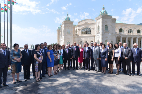 President Ilham Aliyev opens Heydar Aliyev Congress Center in Gabala (PHOTO)
