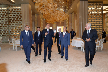 President Ilham Aliyev opens Heydar Aliyev Congress Center in Gabala (PHOTO)